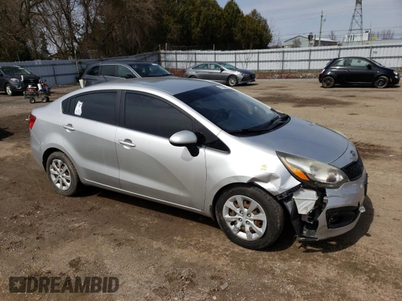 2013 Kia Rio LX with VIN KNADM4A37D6102806, listed as a Copart auction lot 52208465 with 193,754 mi miles and Clean Title. Bid and sale history available at DreamBid. Image 4.
