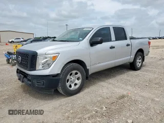 2017 Nissan Titan S with VIN 1N6AA1EK9HN517584, listed as a Copart auction lot 59093385 with 118,269 mi miles and Salvage title. Bid and sale history available at DreamBid. Image 1.
