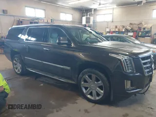 2017 Cadillac Escalade ESV Luxury with VIN 1GYS4HKJ2HR136357, listed as a IAAI auction lot 41317881 with 97,319 mi miles and . Bid and sale history available at DreamBid. Image 1.
