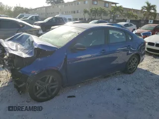 2021 Kia Forte GT-Line with VIN 3KPF34AD1ME396771, listed as a Copart auction lot 47570505 with 25,949 mi miles and Non Repairable. Bid and sale history available at carsss.com. Image 1.