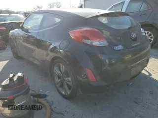 2012 Hyundai Veloster w/Red Int with VIN KMHTC6AD5CU030242, listed as a Copart auction lot 83016604 with 142,555 mi miles and Salvage title. Bid and sale history available at DreamBid. Image 2.