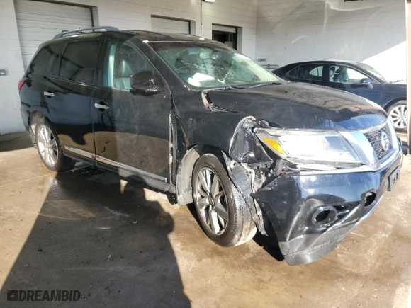 2014 Nissan Pathfinder Platinum with VIN 5N1AR2MM5EC646445, listed as a Copart auction lot 45876525 with 81,405 mi miles and Clean Title. Bid and sale history available at carsss.com. Image 4.