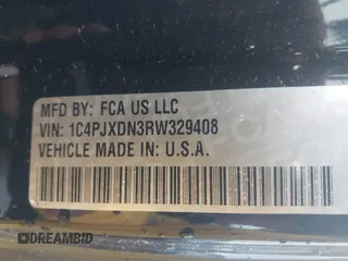 2024 Jeep Wrangler Sport S with VIN 1C4PJXDN3RW329408, listed as a IAAI auction lot 41900483 with Not provided miles and . Bid and sale history available at DreamBid. Image 9.