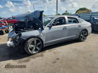 2025 Honda Accord Sport with VIN 1HGCY2F58SA029281, listed as a Copart auction lot 60477225 with Not provided miles and Salvage title. Bid and sale history available at DreamBid. Image 1.