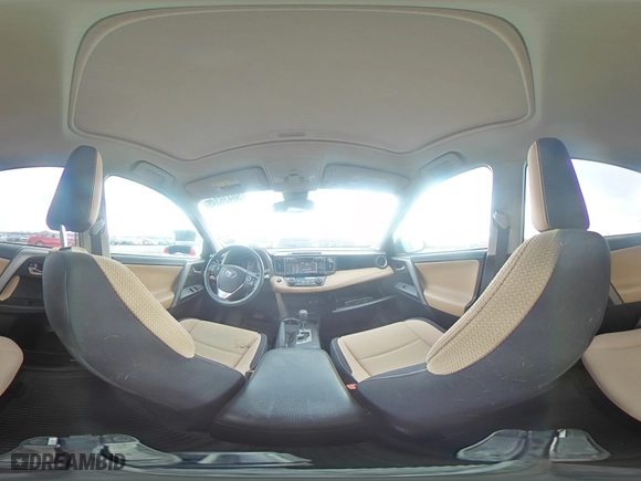 2017 Toyota RAV4 XLE with VIN 2T3RFREV2HW662443, listed as a Copart auction lot 50436345 with 106,691 mi miles and Salvage Title. Bid and sale history available at carsss.com. Image 13.