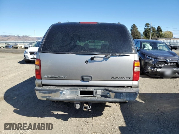2001 Chevrolet Suburban LS with VIN 3GNEC16T91G205180, listed as a Copart auction lot 76508844 with 0 mi miles and Salvage Title. Bid and sale history available at carsss.com. Image 6.