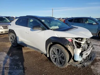 2023 Subaru Solterra Touring with VIN JTMABABA4PA000341, listed as a Copart auction lot 82771513 with 26,078 mi miles and Salvage title. Bid and sale history available at DreamBid. Image 4.