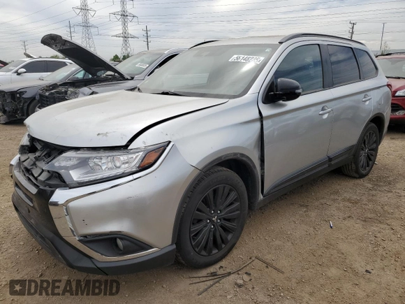 2020 Mitsubishi Outlander SE with VIN JA4AD3A35LZ041172, listed as a Copart auction lot 56148235 with 78,141 mi miles and Salvage title. Bid and sale history available at DreamBid. Image 1.