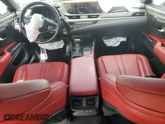 2020 Lexus ES 350 F Sport with VIN 58AGZ1B15LU057618, listed as a Copart auction lot 55978645 with 56,891 mi miles and Non repairable. Bid and sale history available at DreamBid. Image 8.