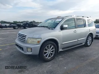 2008 Infiniti QX56 with VIN 5N3AA08D68N903795, listed as a IAAI auction lot 41958364 with 202,948 mi miles. Bid and sale history available at carsss.com. Image 2.