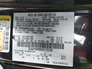 2013 Ford Fusion SE with VIN 3FA6P0HR8DR173558, listed as a IAAI auction lot 42096177 with 71,977 mi miles and . Bid and sale history available at DreamBid. Image 9.