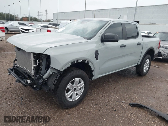 2024 Ford Ranger XL with VIN 1FTER4BH0RLE54346, listed as a IAAI auction lot 41160301 with 2,280 mi miles. Bid and sale history available at carsss.com. Image 2.