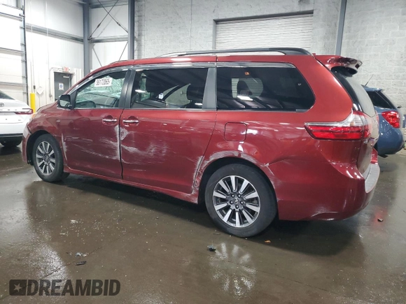 2020 Toyota Sienna XLE z VIN 5TDDZ3DC0LS249557, wystawiony jako Copart lot #56172865 z przebiegiem 79 667 mil mil oraz Szkoda całkowita • Salvage title. Historia ofert i sprzedaży dostępna na DreamBid. Obrazek 2.