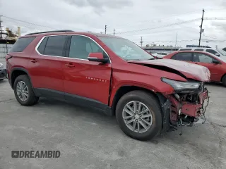 2023 Chevrolet Traverse LT Cloth with VIN 1GNERGKW2PJ315934, listed as a Copart auction lot 53751945 with 4,932 mi miles and Salvage title. Bid and sale history available at DreamBid. Image 4.