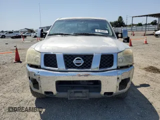 2005 Nissan Titan SE with VIN 1N6AA06B25N551841, listed as a Copart auction lot 62160285 with 167,019 mi miles and Salvage title. Bid and sale history available at DreamBid. Image 5.