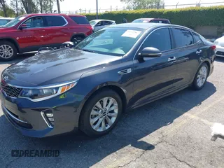 2018 Kia Optima LX with VIN 5XXGT4L31JG240046, listed as a IAAI auction lot 41992269 with 57,766 mi miles and . Bid and sale history available at carsss.com. Image 16.