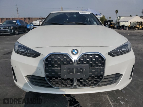2023 BMW 4 Series 430i with VIN WBA63AV04PFP55575, listed as a Copart auction lot 83622774 with 18,167 mi miles and Salvage title. Bid and sale history available at DreamBid. Image 5.