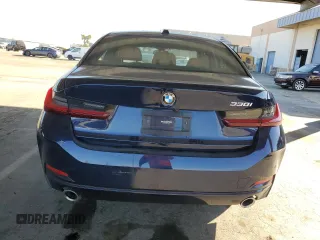 2023 BMW 3 Series 330i with VIN 3MW69FF07P8D13456, listed as a Copart auction lot 50089695 with 15,951 mi miles and Salvage Title. Bid and sale history available at carsss.com. Image 6.
