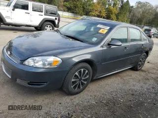 2011 Chevrolet Impala LS Fleet with VIN 2G1WF5EK1B1266613, listed as a Copart auction lot 84100084 with 157,390 mi miles and Salvage Title. Bid and sale history available at DreamBid. Image 1.