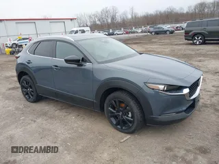 2024 Mazda CX-30 S Preferred with VIN 3MVDMBCM2RM618042, listed as a IAAI auction lot 41929064 with 15,106 mi miles and . Bid and sale history available at DreamBid. Image 1.