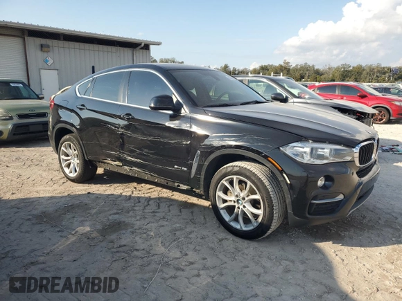 2016 BMW X6 sDrive35i with VIN 5UXKU0C56G0F93508, listed as a Copart auction lot 43787535 with 154,309 mi miles and Clean Title. Bid and sale history available at carsss.com. Image 4.