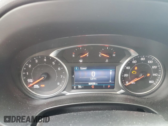2019 GMC Terrain SLE with VIN 3GKALMEV2KL335343, listed as a Copart auction lot 53092855 with 92,838 mi miles and Non Repairable. Bid and sale history available at carsss.com. Image 9.