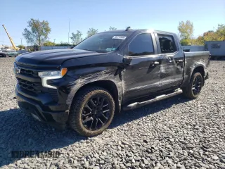 2023 Chevrolet Silverado 1500 RST with VIN 1GCUDEED0PZ300691, listed as a Copart auction lot 76771544 with 45,101 mi miles and Salvage Title. Bid and sale history available at carsss.com. Image 1.