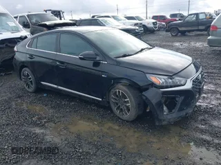 2020 Hyundai Ioniq SEL with VIN KMHC75LD3LU227308, listed as a IAAI auction lot 41614383 with 32,046 mi miles and . Bid and sale history available at DreamBid. Image 1.