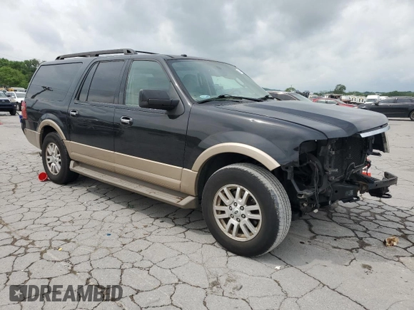 2012 Ford Expedition EL King Ranch with VIN 1FMJK1J55CEF48674, listed as a Copart auction lot 54337485 with 329,922 mi miles and Salvage Title. Bid and sale history available at carsss.com. Image 4.