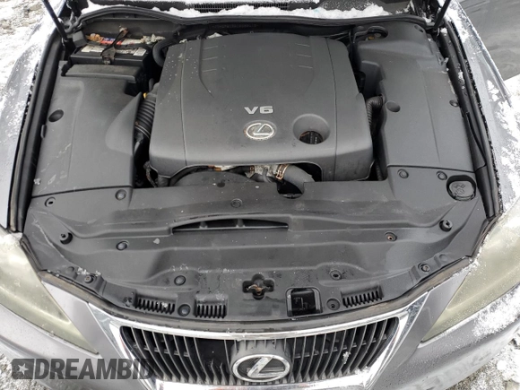 2012 Lexus IS 250 with VIN JTHCF5C25C5059413, listed as a Copart auction lot 87642065 with 108,205 mi miles and Salvage Title. Bid and sale history available at DreamBid. Image 12.
