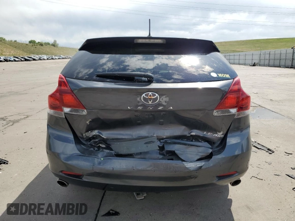 2013 Toyota Venza LE z VIN 4T3BK3BB5DU086135, wystawiony jako Copart lot #58096455 z przebiegiem 184 934 mil mil oraz Szkoda całkowita • Salvage title. Historia ofert i sprzedaży dostępna na DreamBid. Obrazek 6.
