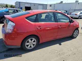2007 Toyota Prius with VIN JTDKB20U977613382, listed as a Copart auction lot 53869485 with 240,235 mi miles and Salvage Title. Bid and sale history available at carsss.com. Image 3.