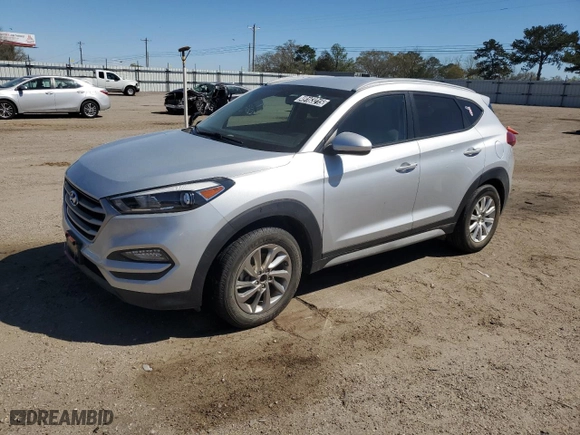 2018 Hyundai Tucson SEL with VIN KM8J3CA41JU771474, listed as a Copart auction lot 49163215 with 104,116 mi miles and Clean Title. Bid and sale history available at carsss.com. Image 1.