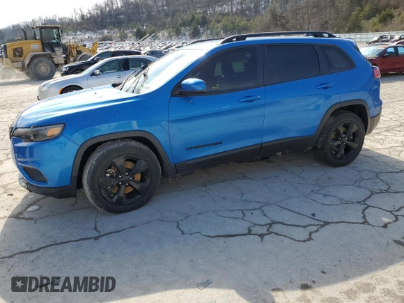2021 Jeep Cherokee Altitude with VIN 1C4PJMLB7MD137385, listed as a Copart auction lot 45909505 with 0 mi miles and Salvage Title. Bid and sale history available at carsss.com. Image 1.