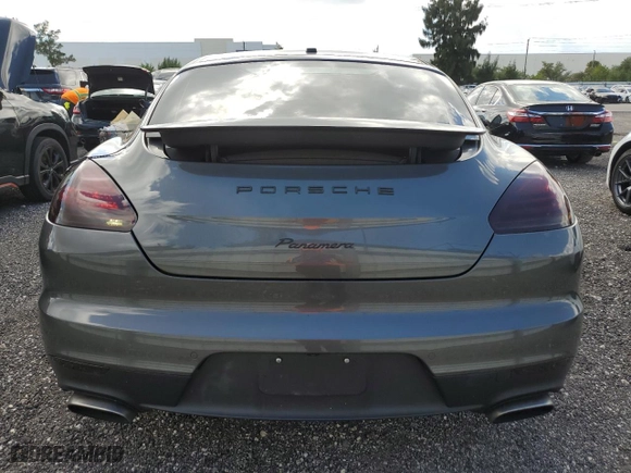 2016 Porsche Panamera 4 with VIN WP0AA2A74GL006367, listed as a Copart auction lot 49026323 with 57,384 mi miles. Bid and sale history available at carsss.com. Image 6.