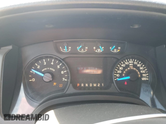 2014 Ford F-150 XL with VIN 1FTFX1CF8EFA43484, listed as a Copart auction lot 87995595 with 111,993 mi miles and Salvage title. Bid and sale history available at DreamBid. Image 9.