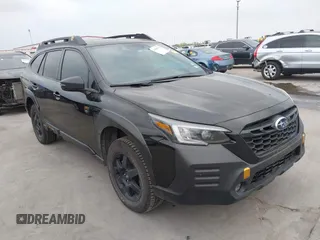 2023 Subaru Outback Wilderness with VIN 4S4BTGUD5P3214976, listed as a IAAI auction lot 41909713 with 25,022 mi miles and . Bid and sale history available at DreamBid. Image 1.