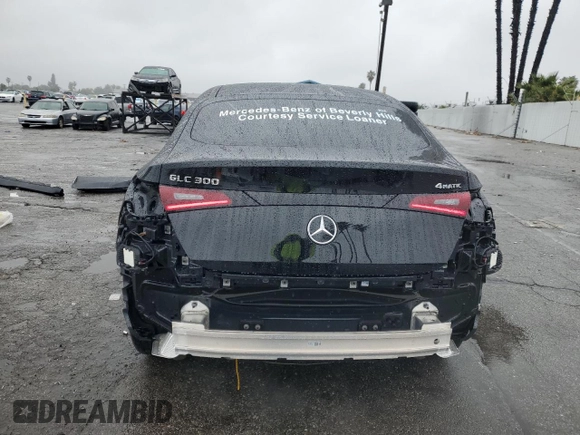 2025 Mercedes-Benz GLC with VIN W1NKJ4HB1SF289398, listed as a Copart auction lot 44171515 with 1,610 mi miles and Salvage Title. Bid and sale history available at carsss.com. Image 6.
