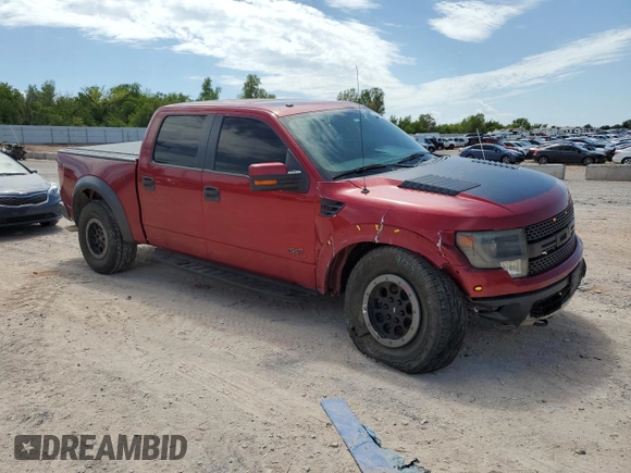 2014 Ford F-150 SVT Raptor with VIN 1FTFW1R60EFA69717, listed as a Copart auction lot 67408424 with 184,866 mi miles and Salvage Title. Bid and sale history available at carsss.com. Image 4.