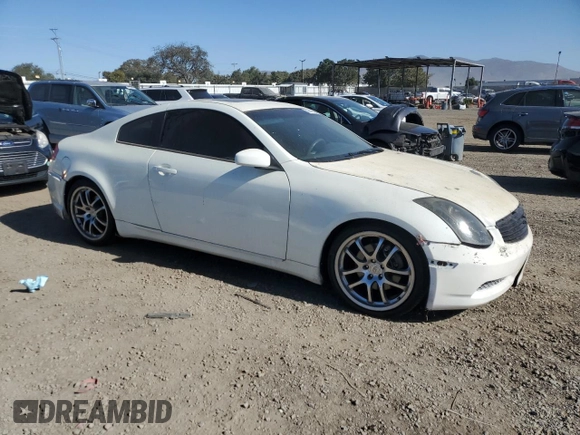 2006 Infiniti G35 Coupe with VIN JNKCV54E16M704743, listed as a Copart auction lot 88819325 with 110,402 mi miles and Clean Title. Bid and sale history available at carsss.com. Image 4.
