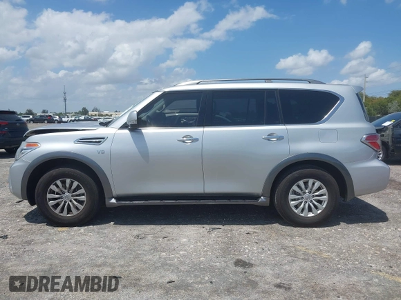 2019 Nissan Armada SL with VIN JN8AY2ND3K9085763, listed as a IAAI auction lot 41972072 with 109,555 mi miles. Bid and sale history available at carsss.com. Image 15.