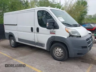 2014 Ram ProMaster Cargo with VIN 3C6TRVAG9EE107419, listed as a IAAI auction lot 42078927 with 324,702 mi miles. Bid and sale history available at carsss.com. Image 1.