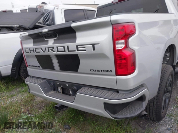 2022 Chevrolet Silverado 1500 Custom with VIN 1GCPABEK5NZ509697, listed as a IAAI auction lot 41844929 with 14,610 mi miles and . Bid and sale history available at DreamBid. Image 17.