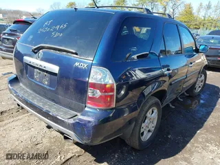 2004 Acura MDX Touring Pkg with VIN 2HNYD186X4H515704, listed as a IAAI auction lot 41851825 with 999,999 mi miles. Bid and sale history available at carsss.com. Image 4.