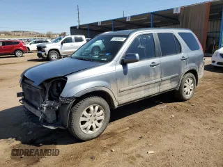 2005 Honda CR-V EX SE with VIN SHSRD78955U331939, listed as a Copart auction lot 51999495 with 164,026 mi miles and Salvage Title. Bid and sale history available at carsss.com. Image 1.
