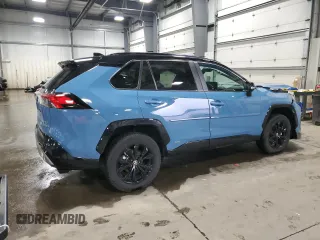 2024 Toyota RAV4 Hybrid XSE with VIN 4T3E6RFV1RU148467, listed as a Copart auction lot 47574595 with 17,147 mi miles and Salvage Title. Bid and sale history available at carsss.com. Image 3.