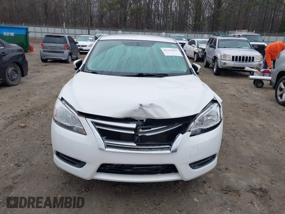 2015 Nissan Sentra SV with VIN 3N1AB7AP1FL685532, listed as a IAAI auction lot 41555565 with 93,931 mi miles and . Bid and sale history available at DreamBid. Image 6.