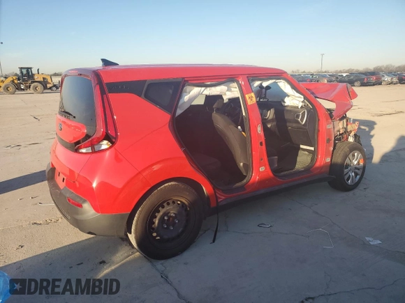 2020 Kia Soul S with VIN KNDJ23AU4L7057590, listed as a Copart auction lot 88849535 with 72,788 mi miles and Salvage Title. Bid and sale history available at carsss.com. Image 3.