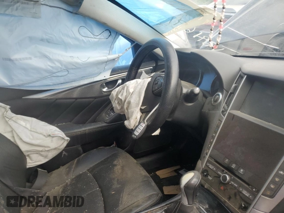2014 Infiniti Q50 with VIN JN1BV7AP7EM691691, listed as a Copart auction lot 51121275 with 310,795 mi miles and Salvage title. Bid and sale history available at DreamBid. Image 7.