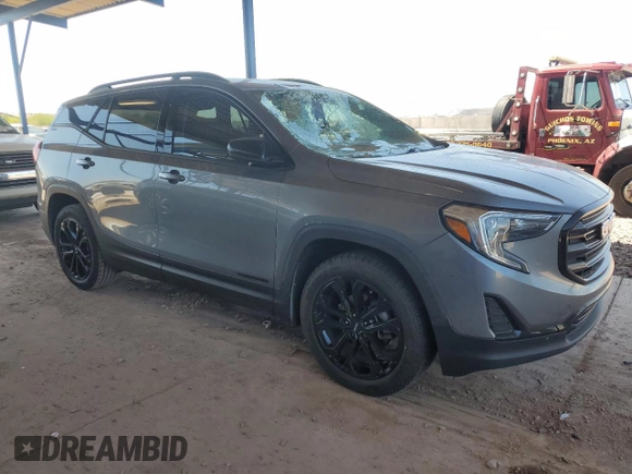 2020 GMC Terrain SLE z VIN 3GKALMEV4LL307450, wystawiony jako Copart lot #51981875 z przebiegiem 101 370 mil mil oraz Szkoda całkowita • Salvage title. Historia ofert i sprzedaży dostępna na DreamBid. Obrazek 4.